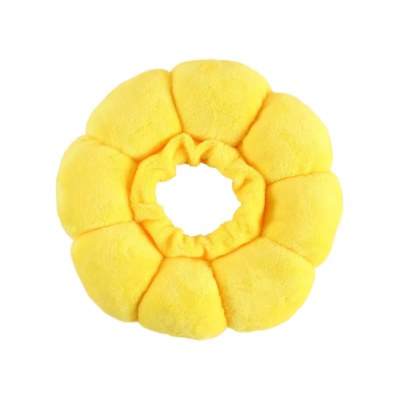 Sunflower Pet Elizabethan Collar Adjustable Anti-Bite Surgery Anti-Lick Wound Healing Cat Protection Collars Soft Plush Collar