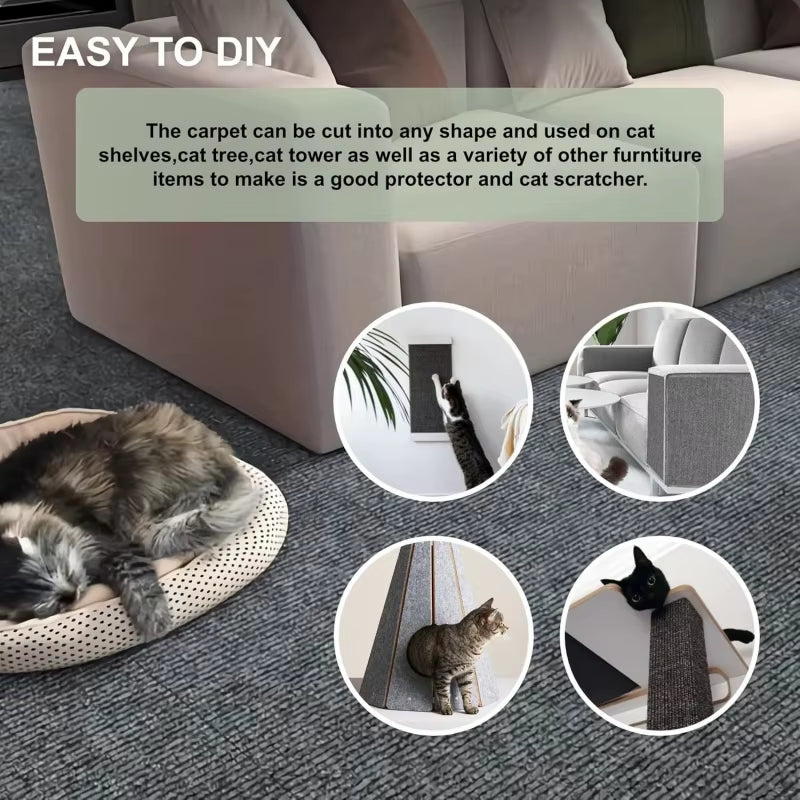 8 Sizes Couch Cat Scratch Guards Mat Cat Tree Scratching Scraper Claw Post Paw Sofa Protector Cats Scratcher Pet Home Furniture