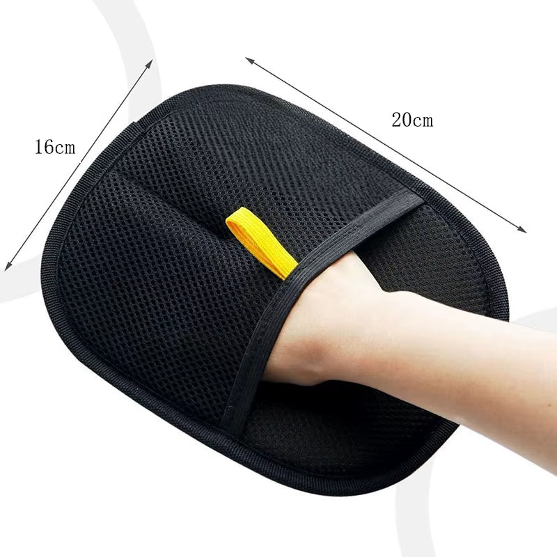 Cat Hair Remover Brush Kitten Hair Remover Gloves Deshedding Brush Glove for Cat Double-Sided Fur Hair Cleaning for Carpet